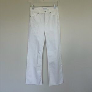 LOFT White High-Rise The Wide Leg Jeans | 24